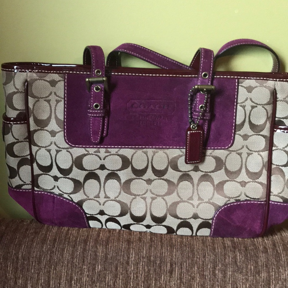 PURPLE/SuedeCOACH 🌺🌺🌺 ONLY SERIOUS OFFERS😄